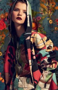 Klimt-inspired women’s fashion