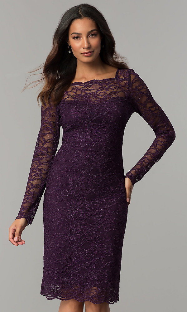 What accessories can I wear an aubergine dress?