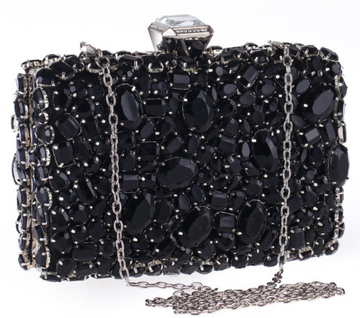 Can you wear a satin or beaded evening bag if you are wearing leather pumps? 