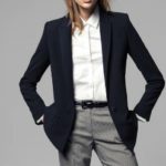 Can I wear a rust color blouse with a black blazer?
