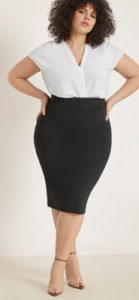 Can/should a woman who has larger-than-average hips and butt wear a straight skirt?