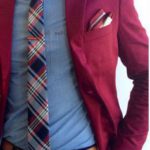 What is the best shirt color to wear with a burgundy blazer?