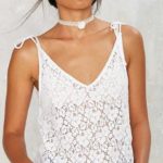 Can I wear a white cami with a plunging neckline under a jacket?