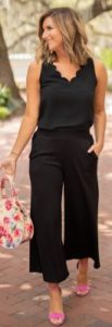 Can women over 50 wear wide leg cropped pants without trying to look 20?