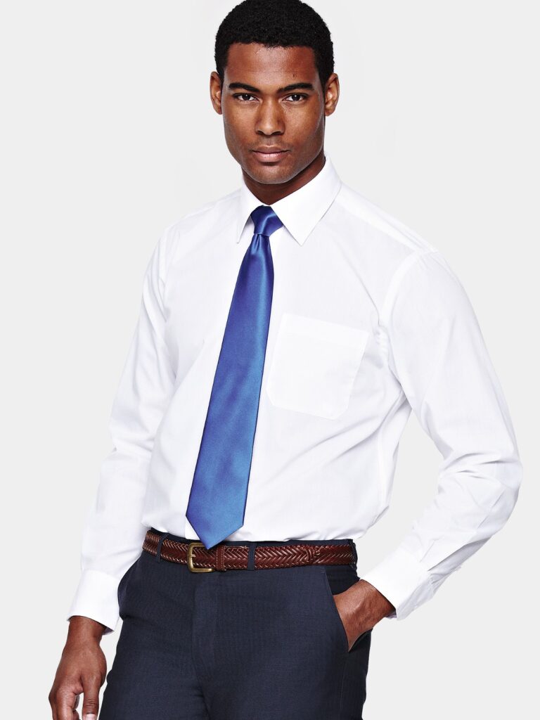 Can you wear any dress shirt with a tie or just a certain type?