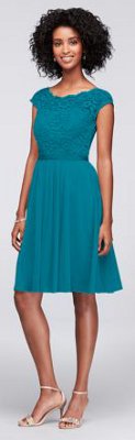 What color shoes with teal blue dress