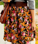 What do you think about floral skirts with boots in cold weather?