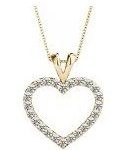 Can I wear a heart necklace with different tops?