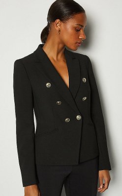What can I wear with a military style blazer?