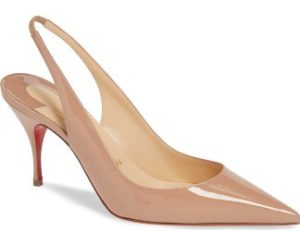 Can I wear nude slingback shoes with nude color stockings?