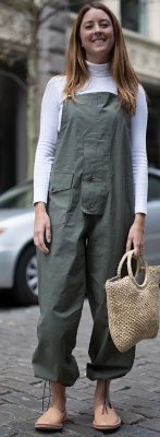 Can you look chic wearing overalls?