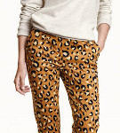 What can I wear with leopard print pants?