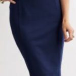 What color pencil skirt can I wear with an orchid color, short sleeve, puff blouse?