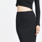 Can I wear a black pencil skirt with black tube top & red block heels?