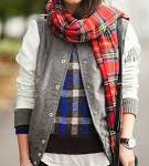 How to Mix Plaids for Fall