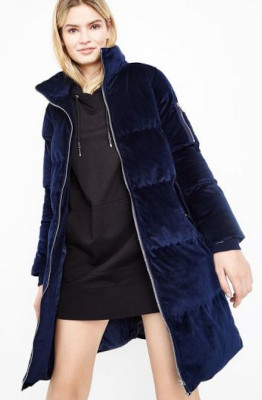 What kind of coat to wear with a black velvet dress?