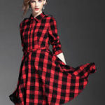 Can you accessorize a red & black plaid dress for NYE?
