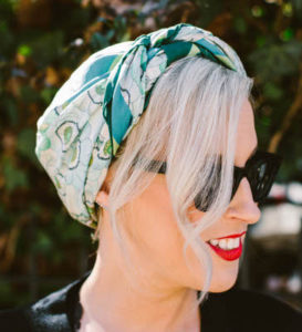 Looking for ways to style your hair with scarves?