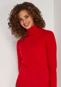 Is a turtleneck blouse or top, okay for a slim/ mid height lady?