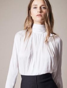 Is a turtleneck blouse or top, okay for a slim, mid height lady?