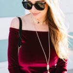 What jewelry would highlight a velvet outfit?