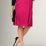 How can I style a wrap skirt for the holidays?